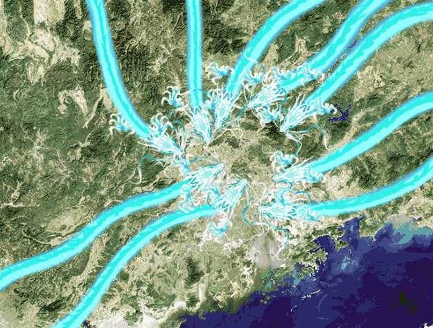 广州中轴线风水特辑:千年帝龙脉,在风水学上,立中轴让两侧平衡发展,是城市风水的最佳布局方式-风水百科-风水八字同城网