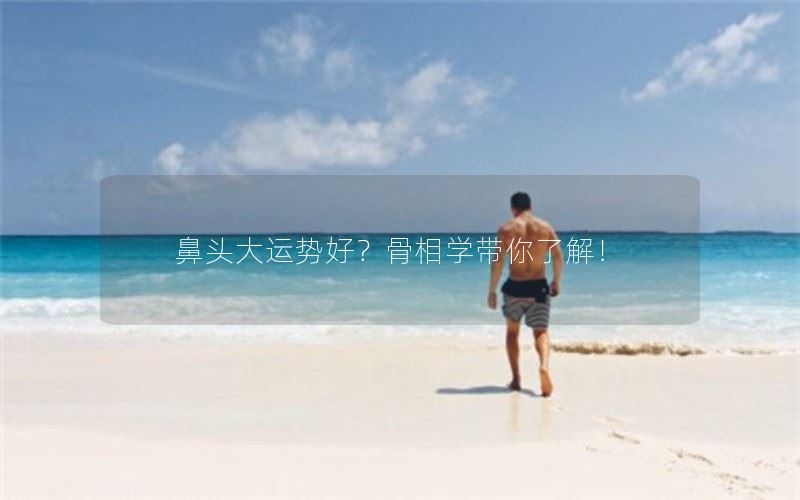 鼻头大运势好？骨相学带你了解！
